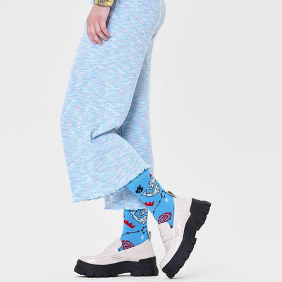 Happy Socks Unisex Pisces Crew Length Socks for Women and Men