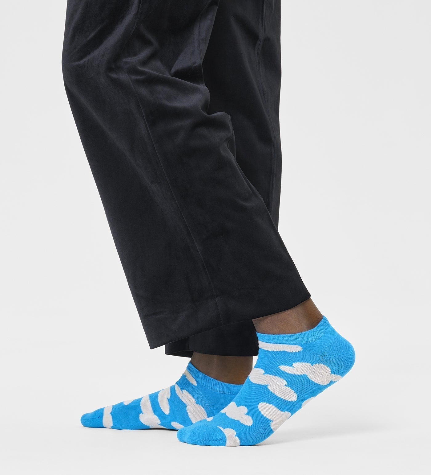 Happy Socks Unisex Cloudy Printed Ankle Length Socks for Women and Men
