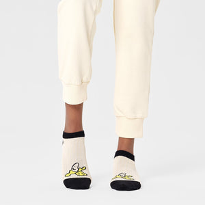 Happy Socks Unisex Banana Ankle Length Socks for Women and Men