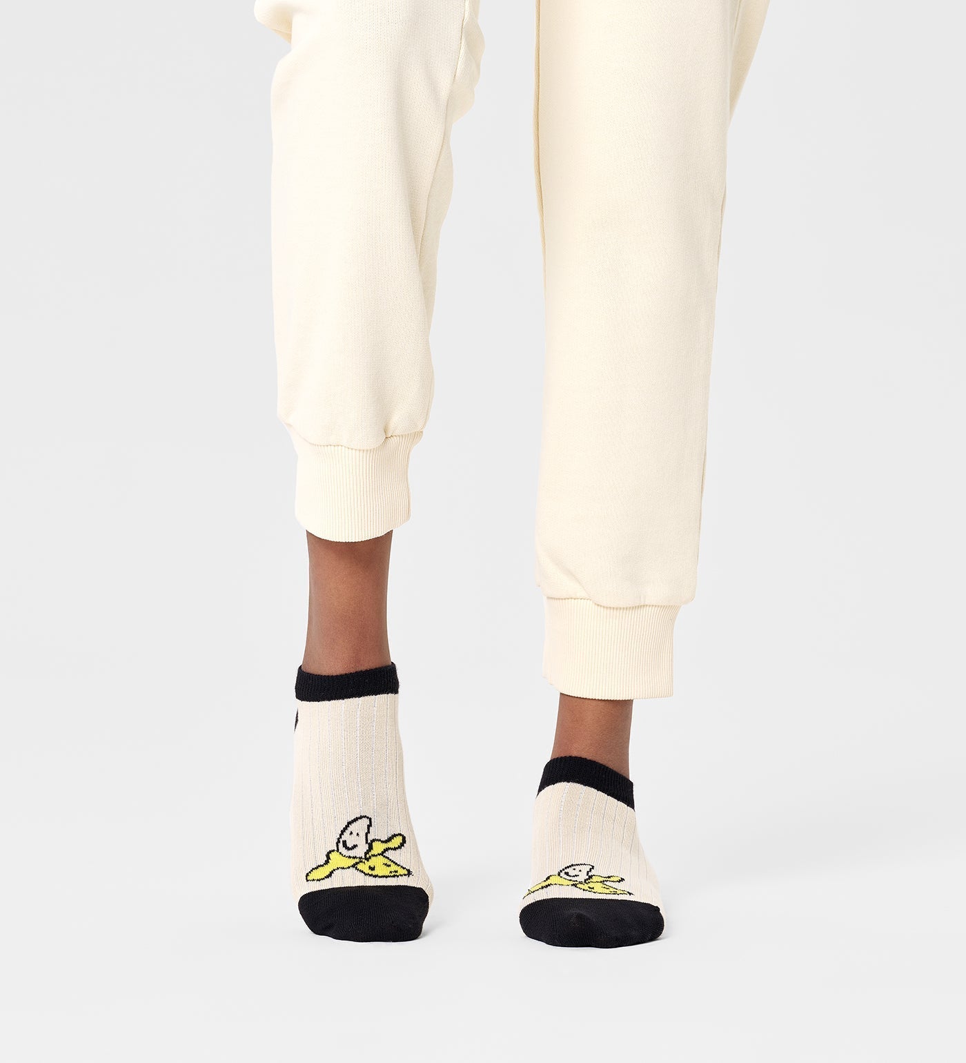 Happy Socks Unisex Banana Ankle Length Socks for Women and Men