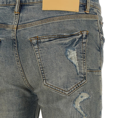 Purple P001 Light Blue Vintage Jeans