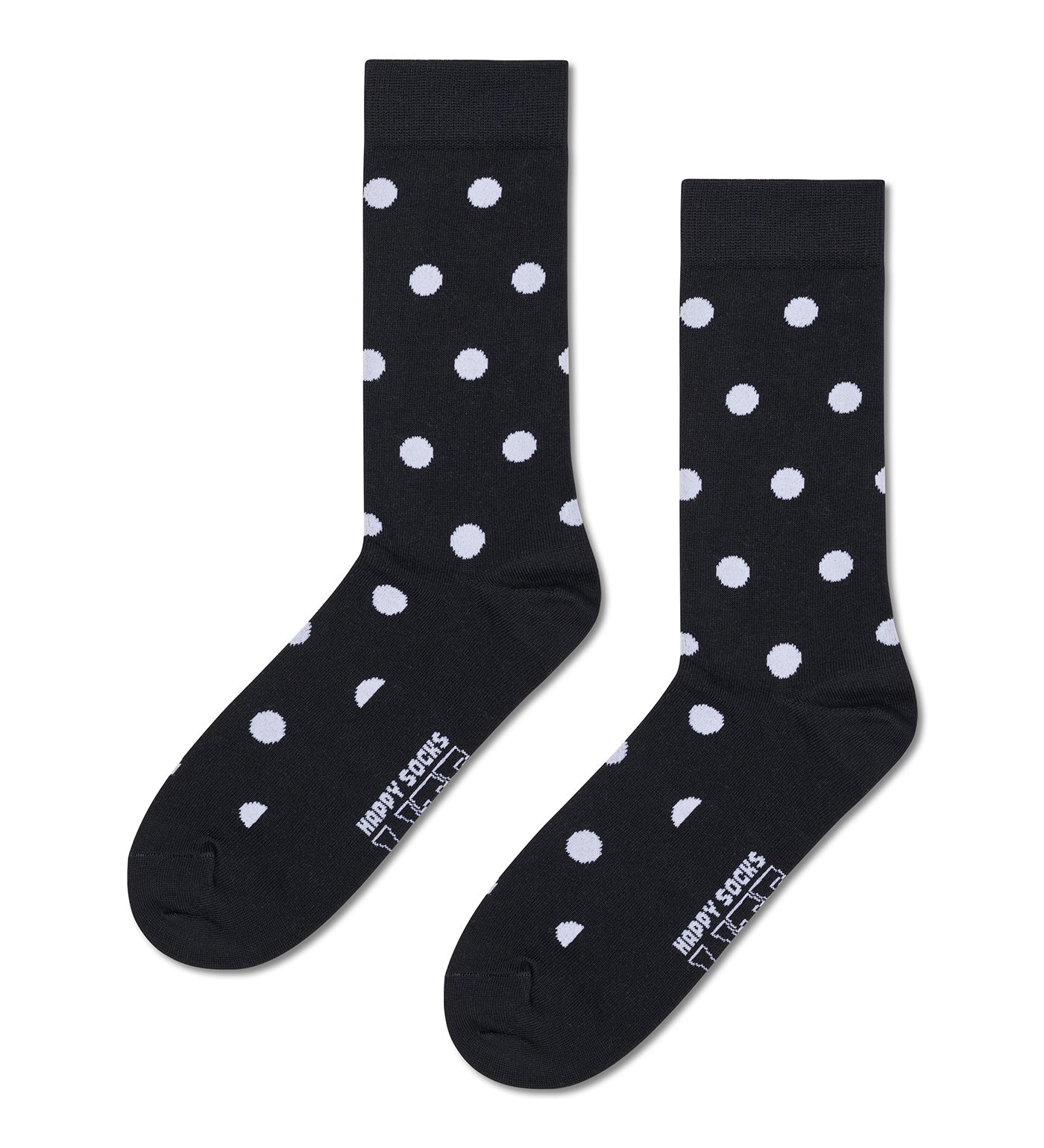 Happy Socks Unisex LITE Dot  Crew Length Socks for Women and Men