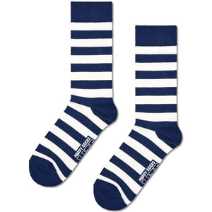 Happy Socks Unisex LITE Big Stripe  Crew Length Socks for Women and Men