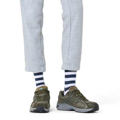Happy Socks Unisex LITE Big Stripe  Crew Length Socks for Women and Men