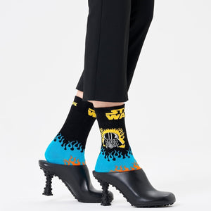 Happy Socks Unisex STAR WARS™ Darth Vader Crew Length Socks for Women and Men