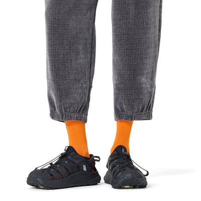 Happy Socks Unisex Orange Solid Color Crew Length Socks for Women and Men
