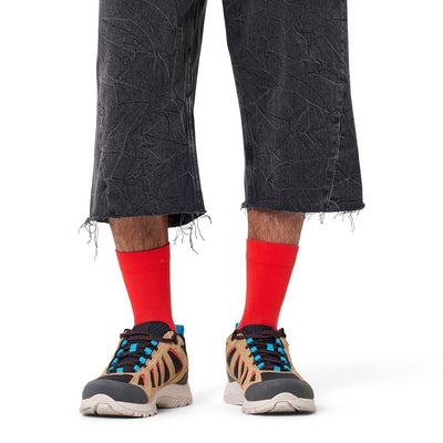 Happy Socks Unisex Multicolor 3-Pack Solid Crew Length Socks for Women and Men