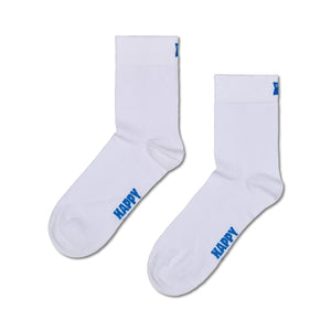 Happy Socks Unisex Multicolored 3-Pack Solid Crew Length Socks for Women and Men