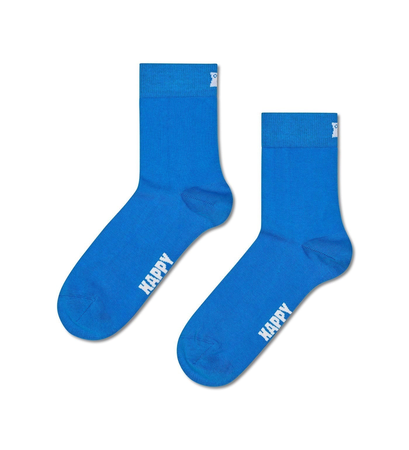 Happy Socks Unisex Multicolored 3-Pack Solid Crew Length Socks for Women and Men