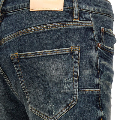 Purple 1 Year Dirty Fade Jeans