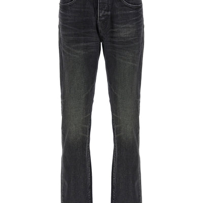 Purple P005 Double Dip Coated Jeans