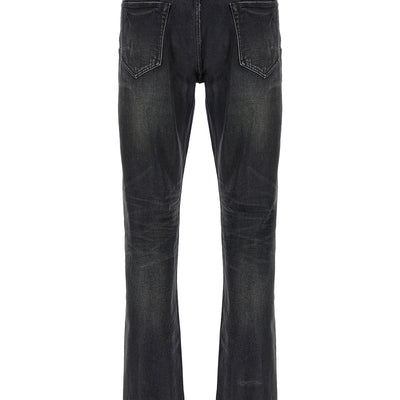 Purple P005 Double Dip Coated Jeans