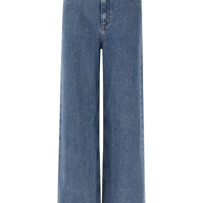 Theory High-waisted Wide-leg Jeans