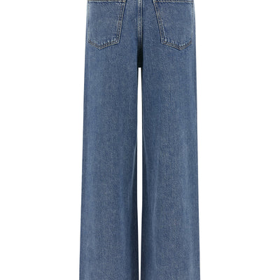 Theory High-waisted Wide-leg Jeans