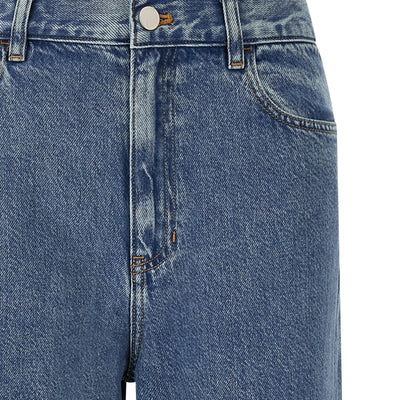 Theory High-waisted Wide-leg Jeans
