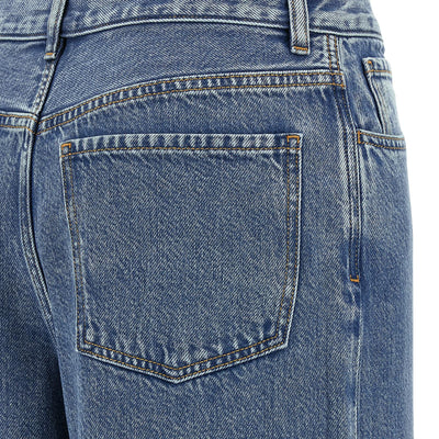 Theory High-waisted Wide-leg Jeans