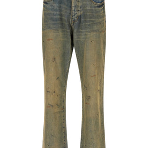 Purple P011 Dirty Oil Repair Jeans