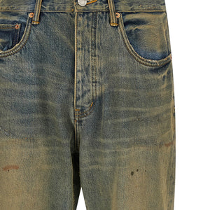 Purple P011 Dirty Oil Repair Jeans
