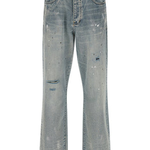Purple P011 Vintage Slash Paint Jeans