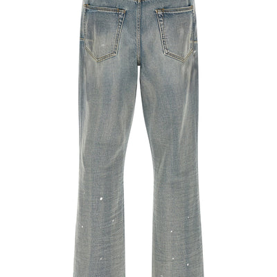 Purple P011 Vintage Slash Paint Jeans
