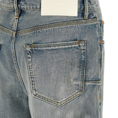 Purple P011 Vintage Slash Paint Jeans