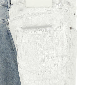 Purple Crackle Silver Jeans