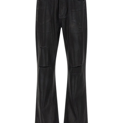 Purple P026 Rinsed Foil Boot Jeans