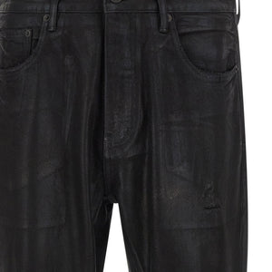Purple P026 Rinsed Foil Boot Jeans