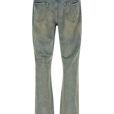 Purple P026 Dirty Fade Rip Boot Jeans