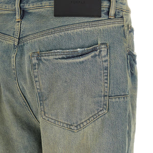 Purple P026 Dirty Fade Rip Boot Jeans