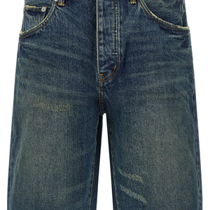 Purple P059 Vintage Mid Bermuda Shorts