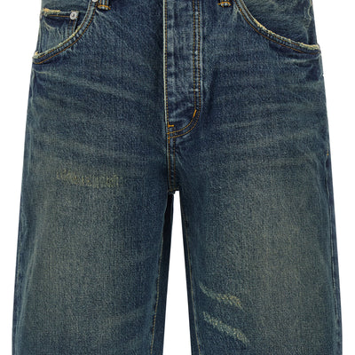 Purple P059 Vintage Mid Bermuda Shorts