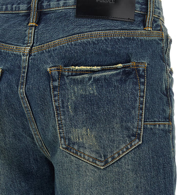 Purple P059 Vintage Mid Bermuda Shorts
