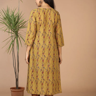 Kalamkari kurta with pants set