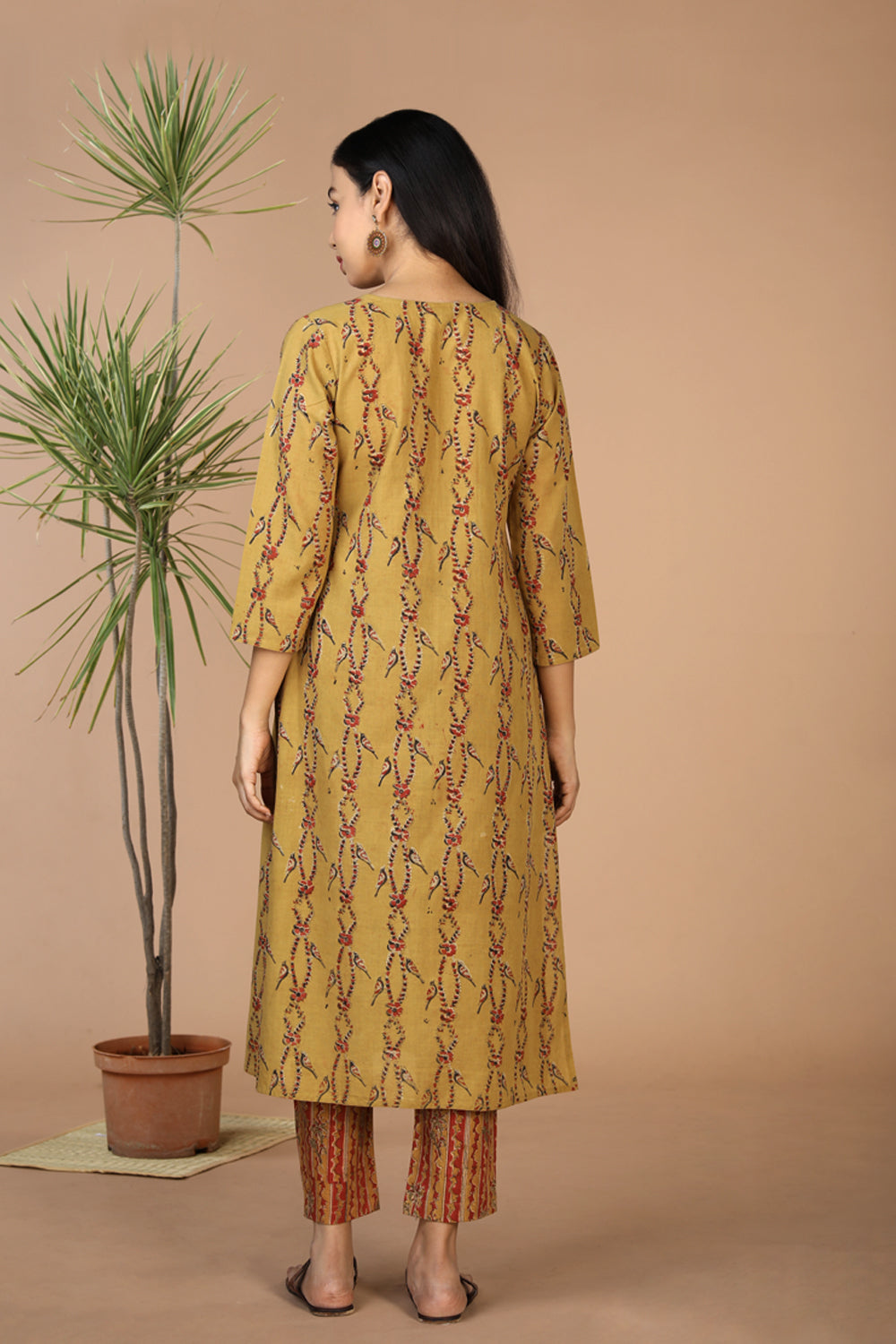 Kalamkari kurta with pants set