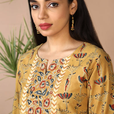 Ethnic cotton Kalamakari kurti