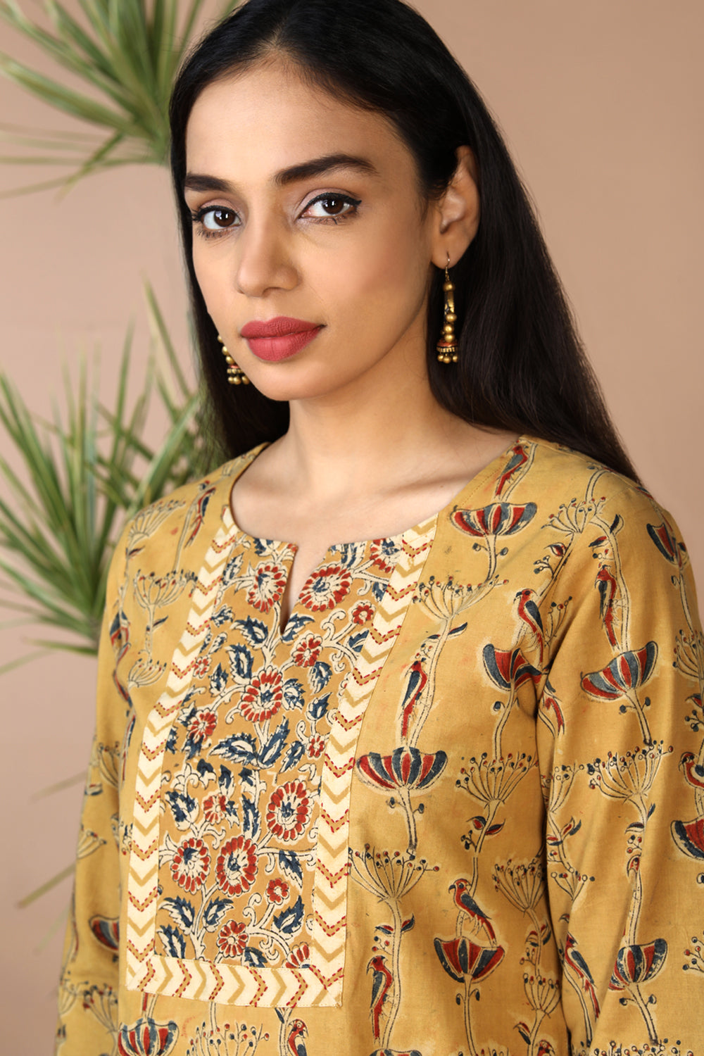 Ethnic cotton Kalamakari kurti