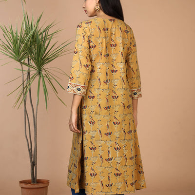 Ethnic cotton Kalamakari kurti