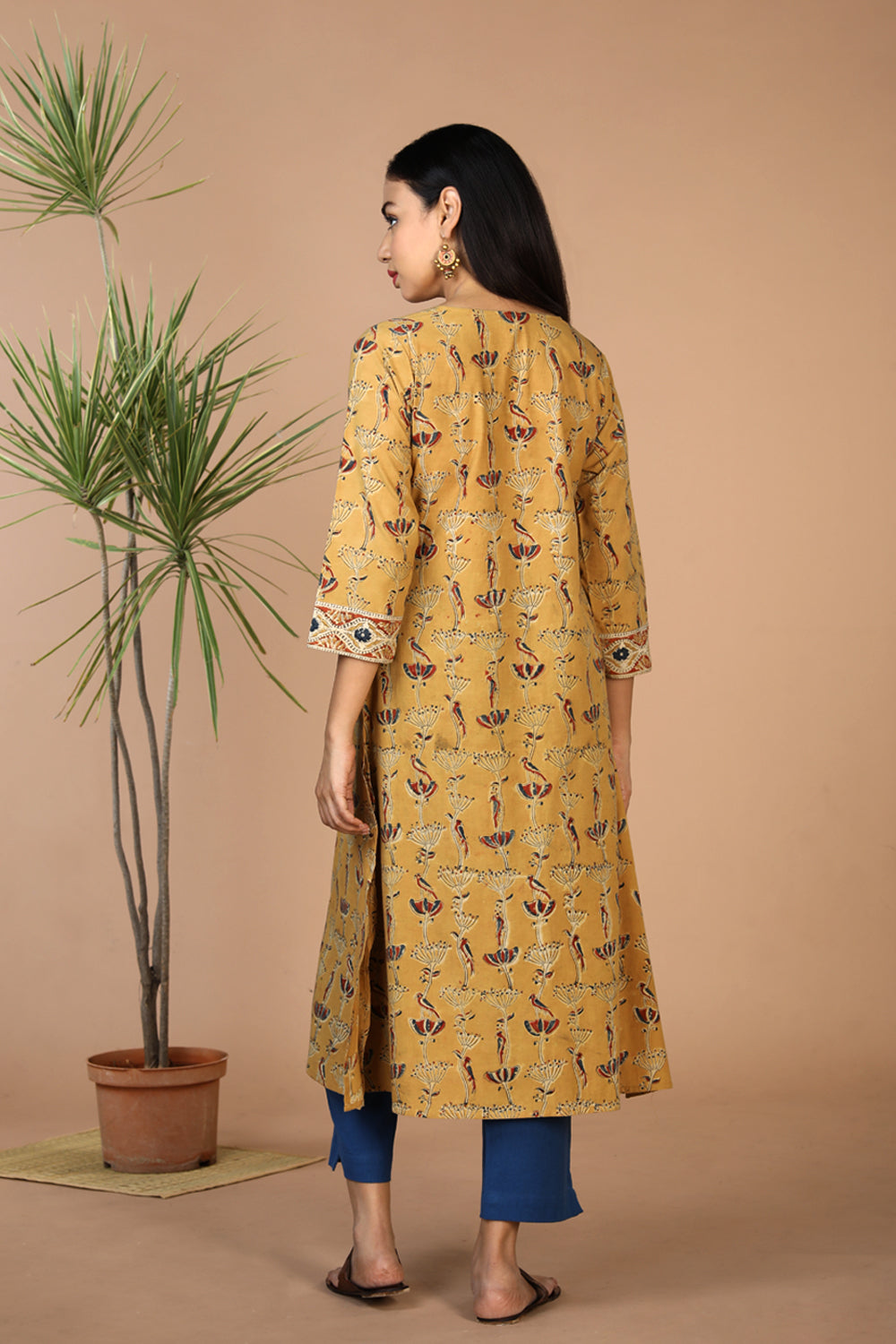 Ethnic cotton Kalamakari kurti