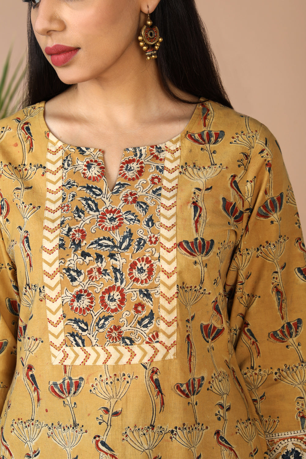 Ethnic cotton Kalamakari kurti