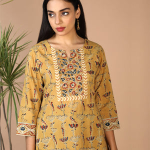 Ethnic cotton Kalamakari kurti