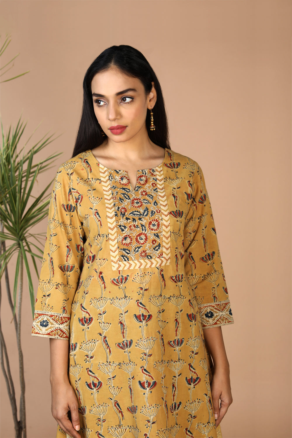 Ethnic cotton Kalamakari kurti