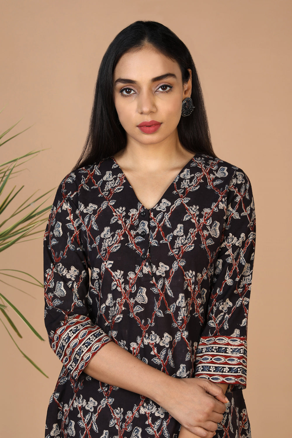 Kalamkari block printed kurta