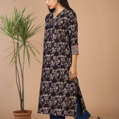Kalamkari block printed kurta