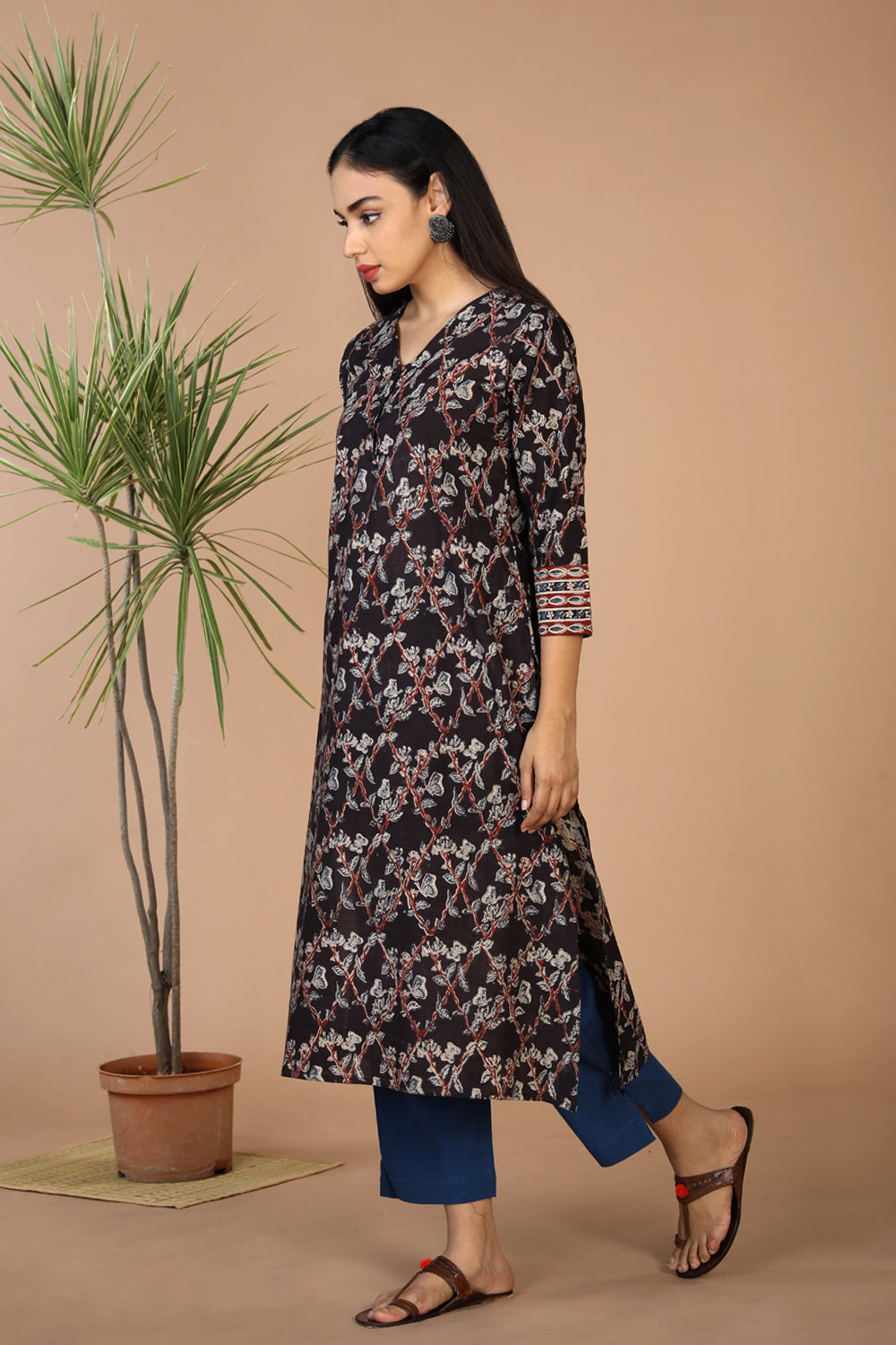 Kalamkari block printed kurta