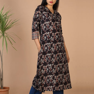 Kalamkari block printed kurta