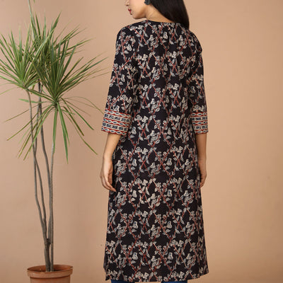 Kalamkari block printed kurta