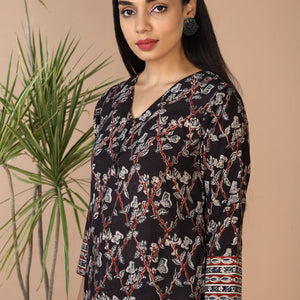 Kalamkari block printed kurta