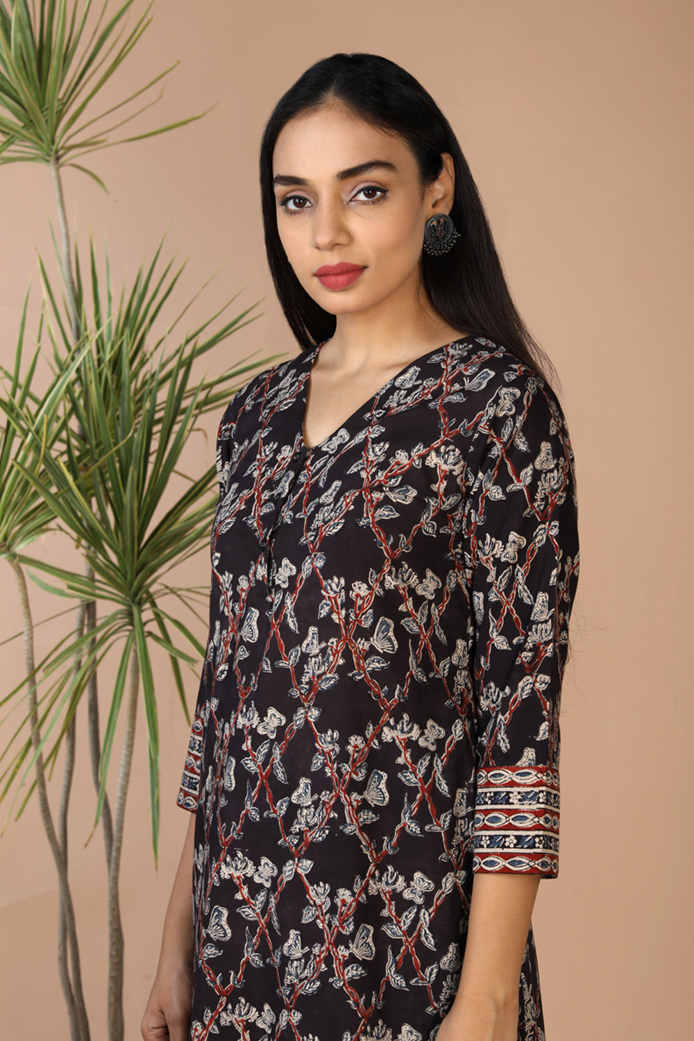 Kalamkari block printed kurta