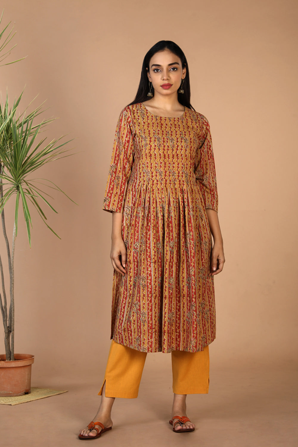Cotton kalamkari kurti